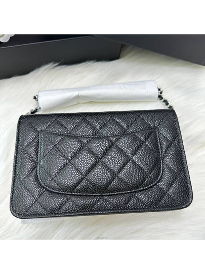 Classic WOC Caviar Black Silver Plate - CHANEL - BALAAN 2