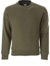 Diagonal Raised Fleece Sweatshirt Ivy Green - CP COMPANY - BALAAN 2