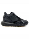 Court Trainer Low Top Sneakers Black - ALEXANDER MCQUEEN - BALAAN 2