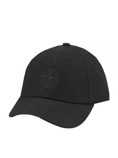 99661 Cotton Rep 6 Panel Ball Cap Black - STONE ISLAND - BALAAN 2