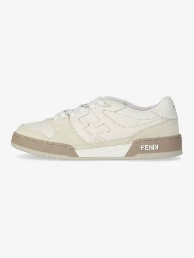 Match FF Logo Low Top Sneakers White - FENDI - BALAAN 2