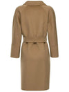 ARONA Belted Wool Coat Camel 90160129 045 - MAX MARA - BALAAN 2