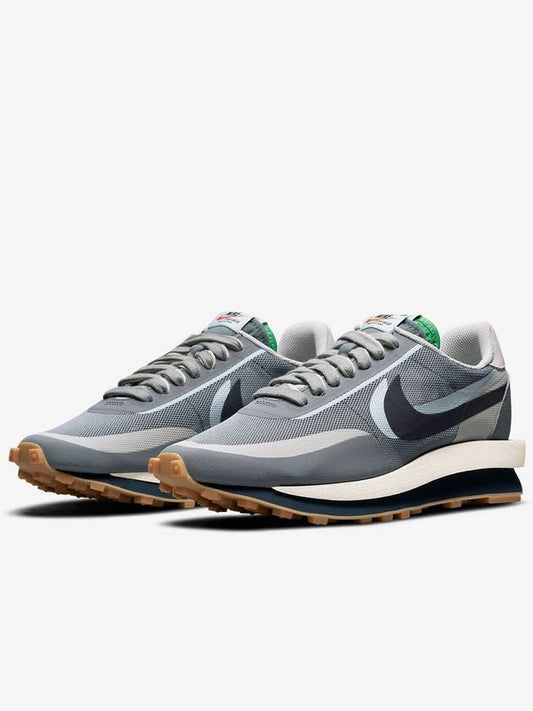 Sacai Clat LD Waffle Sneakers Cool Grey - NIKE - BALAAN 2