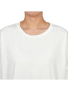 Women s Long Sleeve T Shirt LOOP SNW 1618 OPTIC WHITE - STUDIO NICHOLSON - BALAAN 7