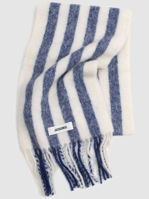 Jacquemus Reshap Caro Striped Muffler Scarf Unisex - JACQUEMUS - BALAAN 5