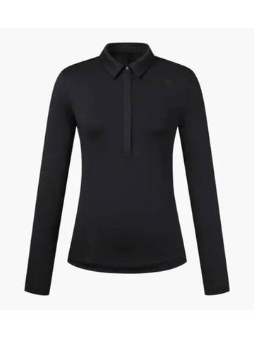 GOLF Women s Slit Detail Point Collar T Shirt - DESCENTE - BALAAN 1