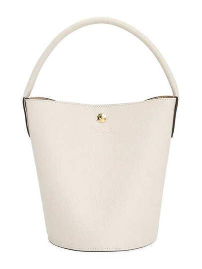 Epure Leather Bucket Bag White - LONGCHAMP - BALAAN 2