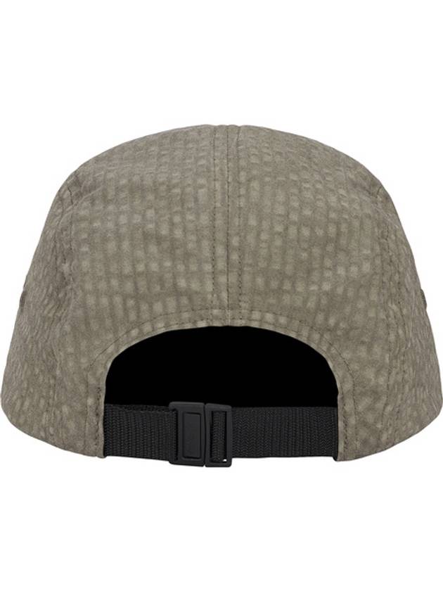 Washed Seersucker Camp Cap Taupe - SUPREME - BALAAN 2