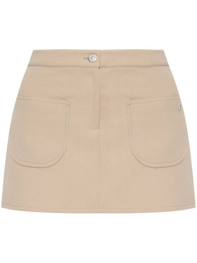 Courrèges Mini-Skirt 2-Pockets Twill Clothing - COURREGES - BALAAN 1