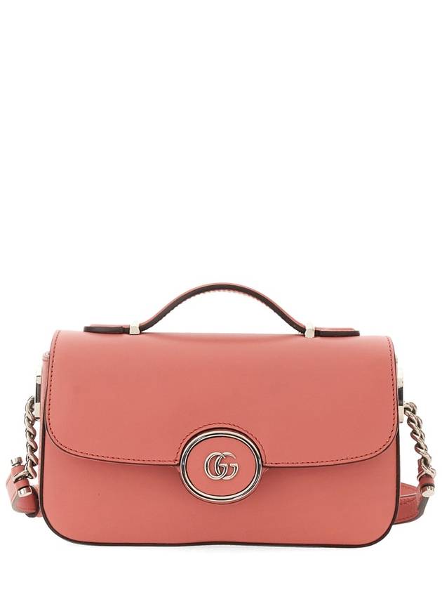 23 fw leather shoulder bag WITH FRONTAL GG logo 739722AABSG6701 B0650456008 - GUCCI - BALAAN 2