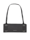 Accordion Logo Leather Baquette Shoulder Bag Black - Y/PROJECT - BALAAN.