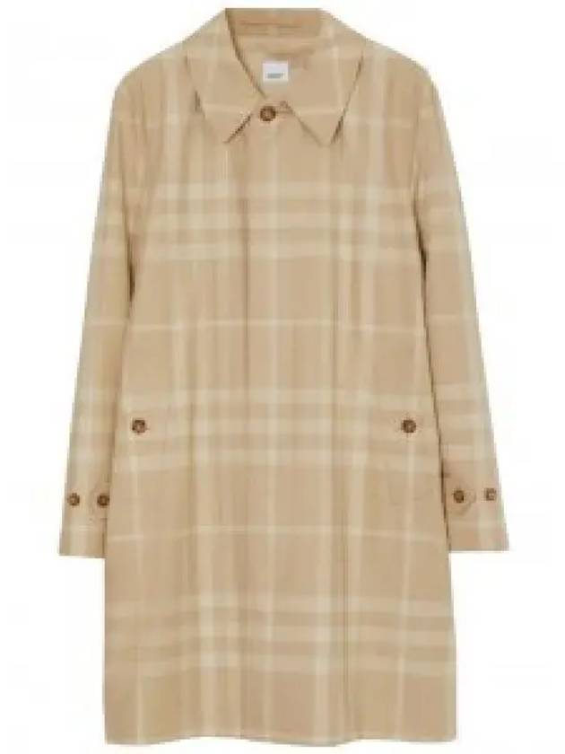 Women s Check Pattern Trench Coat Beige 8068660 - BURBERRY - BALAAN 2