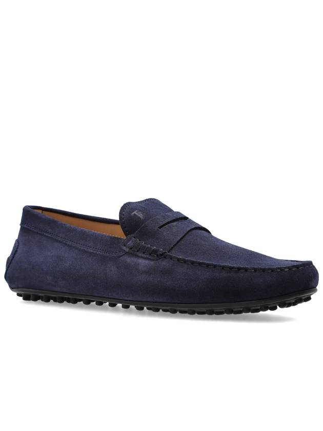 Tod’s Suede Loafers, Men's, Navy Blue - TOD'S - BALAAN 4