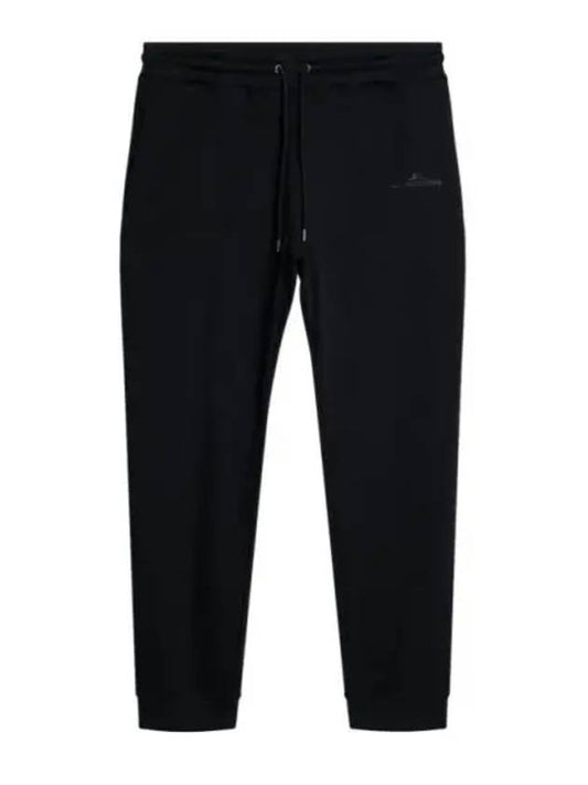 Alpha Logo Print Track Pants Black - J.LINDEBERG - BALAAN 2