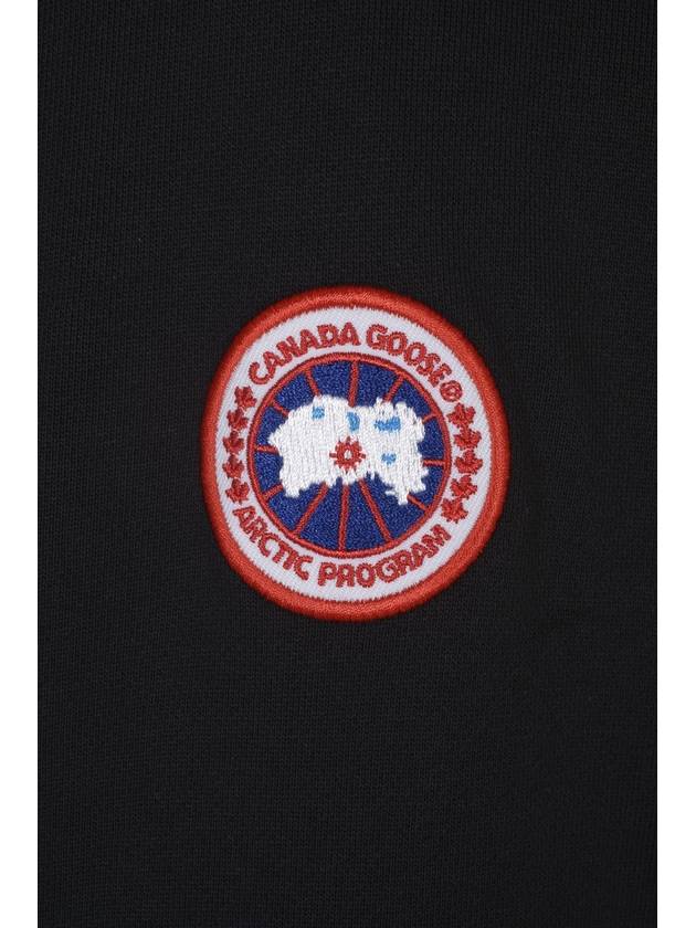 Huron Drawstring Hoodie Black - CANADA GOOSE - BALAAN 4