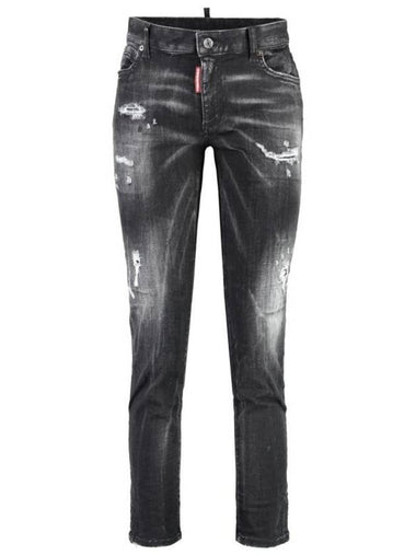 Denim Straight Pants S75LB0811S30802 900 GRAY - DSQUARED2 - BALAAN 1