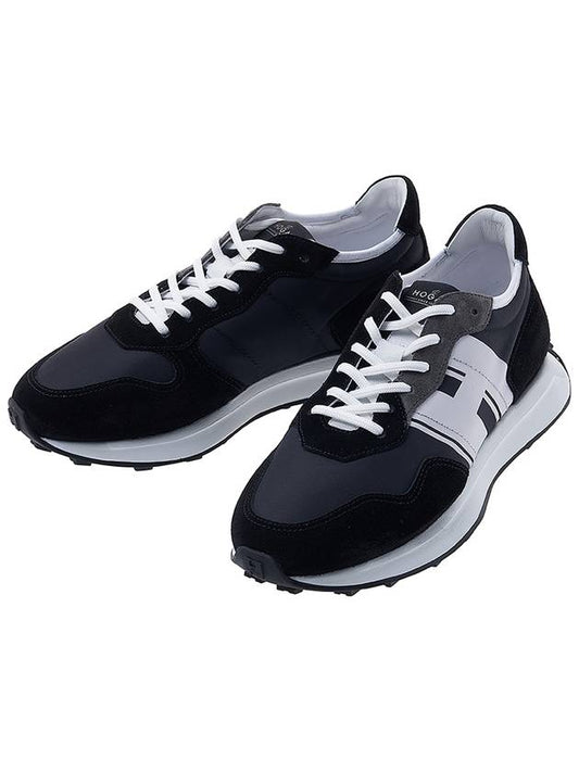 H601 Low Top Sneakers White Black - HOGAN - BALAAN.