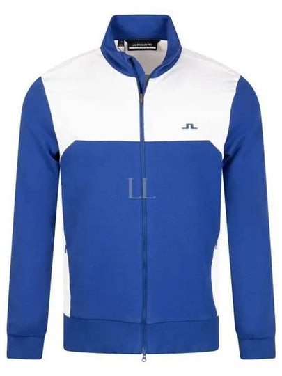 Bennett Mid Layer Zip-Up Jacket Blue - J.LINDEBERG - BALAAN 2