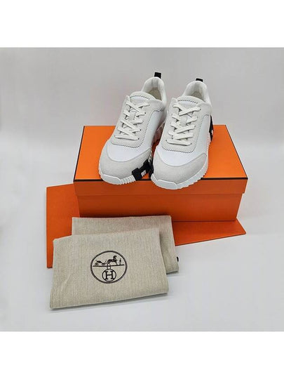 Bouncing Low Top Sneakers White - HERMES - BALAAN 2