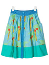 Kids Palm Tree Pattern Button Skirt 602738 SQK85 H400 - STELLA MCCARTNEY - BALAAN 2