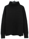 TRAU Turtleneck Wool Cashmere Sweater TRAU 006 NERO UNITO MXC020bk - MAX MARA - BALAAN 1