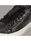 Women's Glitter Low Top Sneakers Black - JOSHUA SANDERS - BALAAN 9