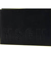 Embossed Logo Clutch Bag Black - MSGM - BALAAN 8