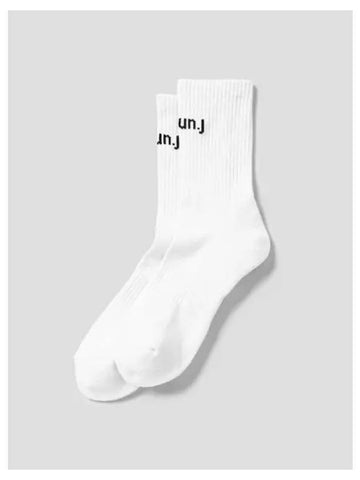 Logo Cotton Socks White Domestic Product GM0024073047707 - JUUN.J - BALAAN 1