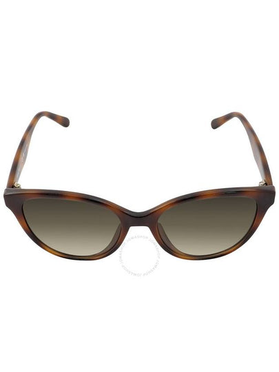 Round Gradient Cat-Eye Sunglasses Brown - SALVATORE FERRAGAMO - BALAAN 2