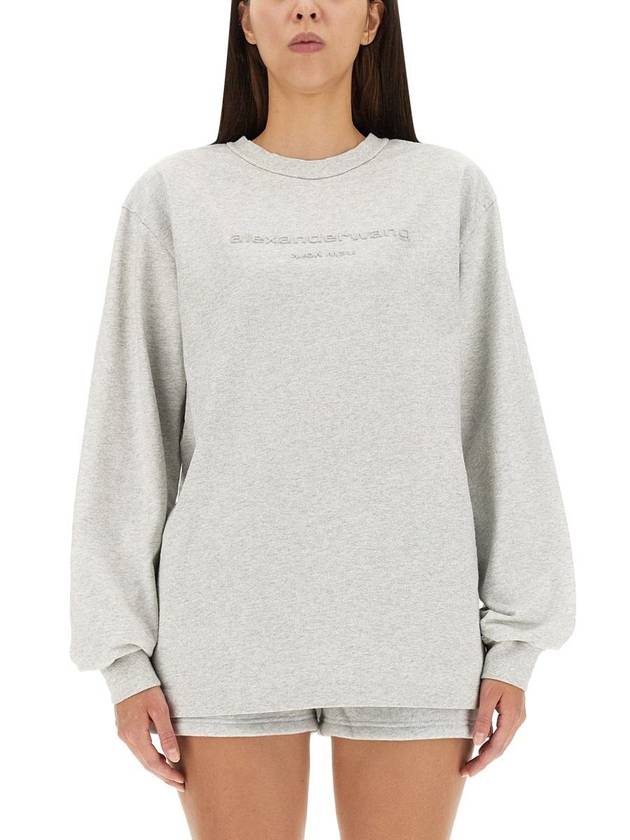 Alexander Wang Sweatshirt With Logo - ALEXANDER WANG - BALAAN 1