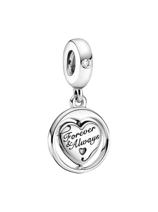 Spinning Forever Always Soulmate Dangle Charm Silver - PANDORA - BALAAN 1