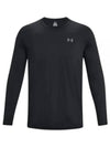 Motion Long Sleeve T-Shirt Black - UNDER ARMOUR - BALAAN 1