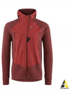 Hugin Zip Hoodie Man Made Red Rose 20681M21 218 - KLATTERMUSEN - BALAAN 2