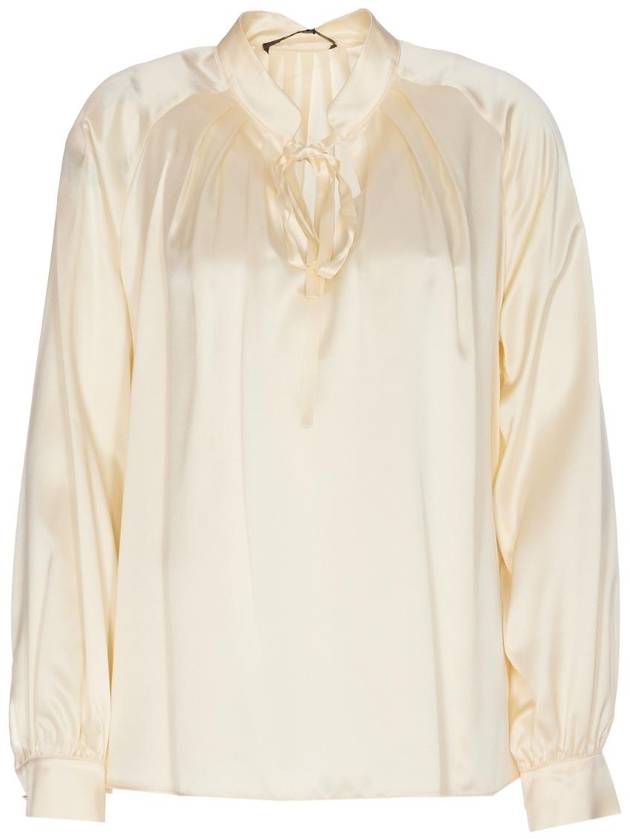 Tamigi Blouse Ivory - MAX MARA - BALAAN 1