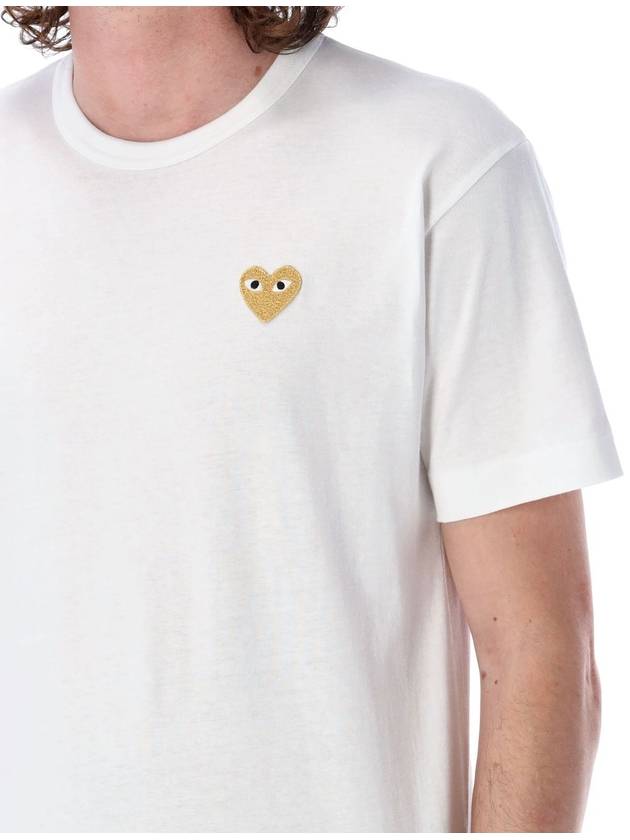 Golden heart patch t-shirt - COMME DES GARCONS PLAY - BALAAN 3