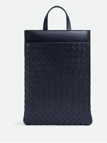 Intrecciato Handle Laptop Case Black - BOTTEGA VENETA - BALAAN 1