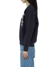 Intarsia Logo Sweatshirt Black - ISABEL MARANT ETOILE - BALAAN 5