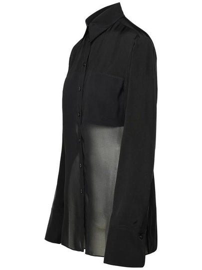 Sportmax 'Boa' Black Viscose Shirt - MAX MARA SPORTMAX - BALAAN 2