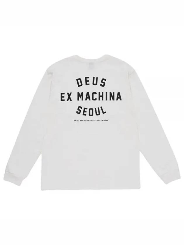 Seoul College Long Sleeve T Shirt White - DEUS EX MACHINA - BALAAN 2