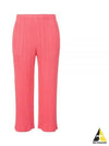 MC February Pleated Straight Pants Pink - ISSEY MIYAKE - BALAAN 2