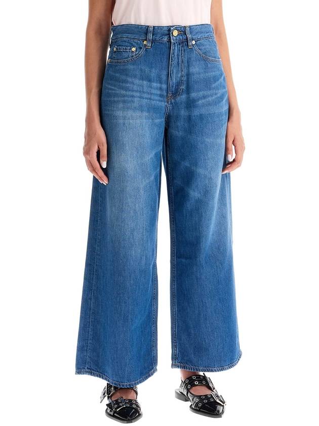 Mid rise wide jeans J1487 - GANNI - BALAAN 3