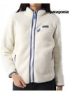 Women's Retro Pile Fleece Zip-up Jacket White - PATAGONIA - BALAAN 2