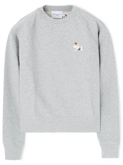 Dressed Fox Patch Sweatshirt Gray Melange - MAISON KITSUNE - BALAAN 2