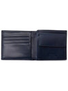 Polo Bear Embroidery Half Wallet Black - POLO RALPH LAUREN - BALAAN 5