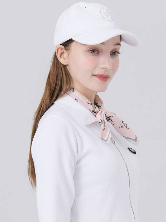 DoyounoyouMC Wapen Patch Symbol Logo Pearl Jing Cotton Terry White Ball Cap DO9242AC927 3 - DOYOUKNOWMC GOLF WEAR - BALAAN 2