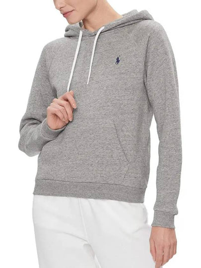 Embroidery Logo Hoodie Grey - POLO RALPH LAUREN - BALAAN 2