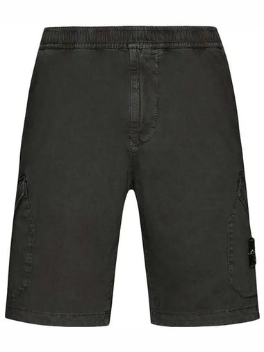 Stone Island Compass Waffen Logo Cargo Pocket Garment Shorts 7215L0804 V0129 - STONE ISLAND - BALAAN 1