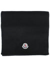 patch logo wool muffler 3C00017 A9342 999 - MONCLER - BALAAN 3