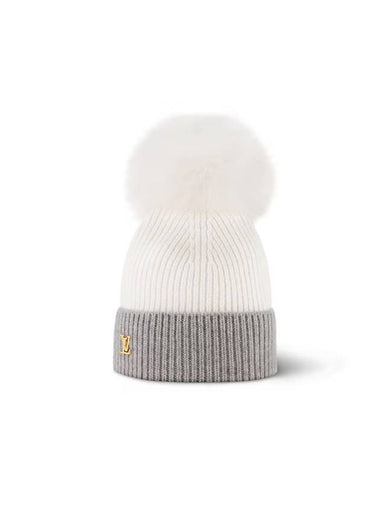 LV Cold Spark Beanie White - LOUIS VUITTON - BALAAN 1