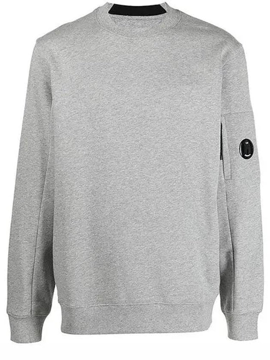 Diagonal Raised Fleece Sweatshirt Grey Melange - CP COMPANY - BALAAN 2